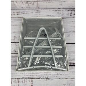 Ikea Dokument Holder 3-Tier Letter Tray Nickel Finish 601.532.50 New